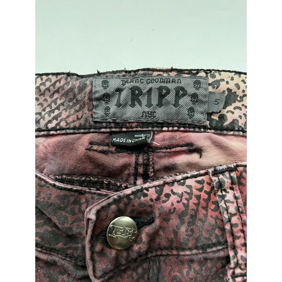 TRIPP NYC Daang Goodman Women's Jeans Skinny Leg Five Snake Print  5 - Picture 6 of 12